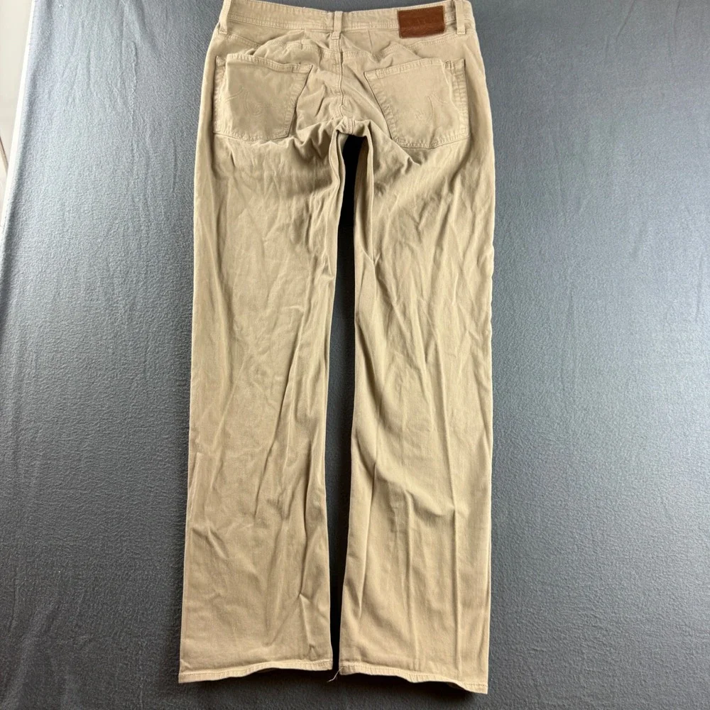 AG Adriano Goldschmied Graduate Pants Men's 34x32 Beige Tailored Leg Chino Flat